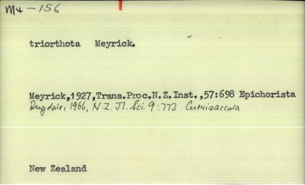 front of card